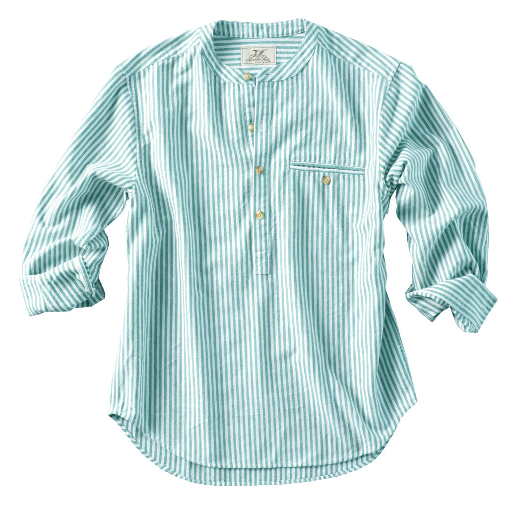 Beach Glass/White Stripe