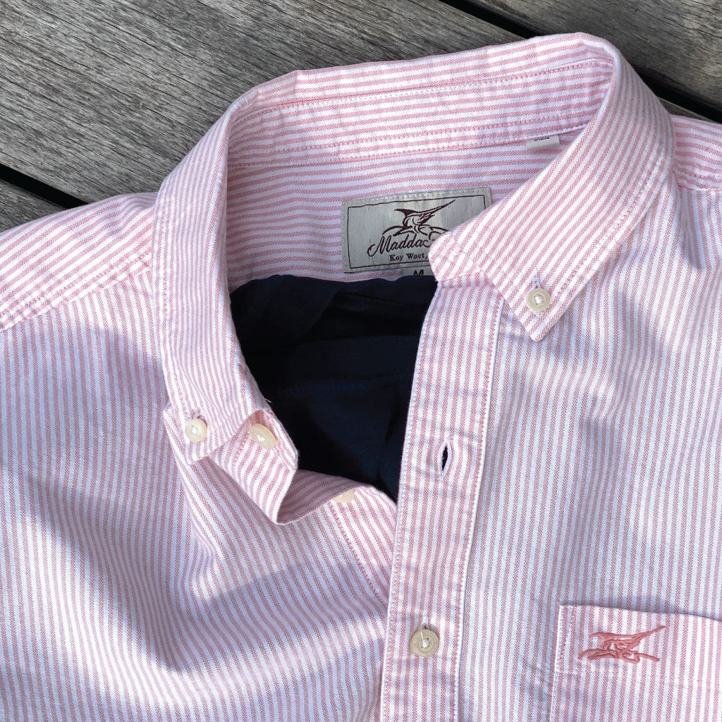 Island Coral/White Stripe
