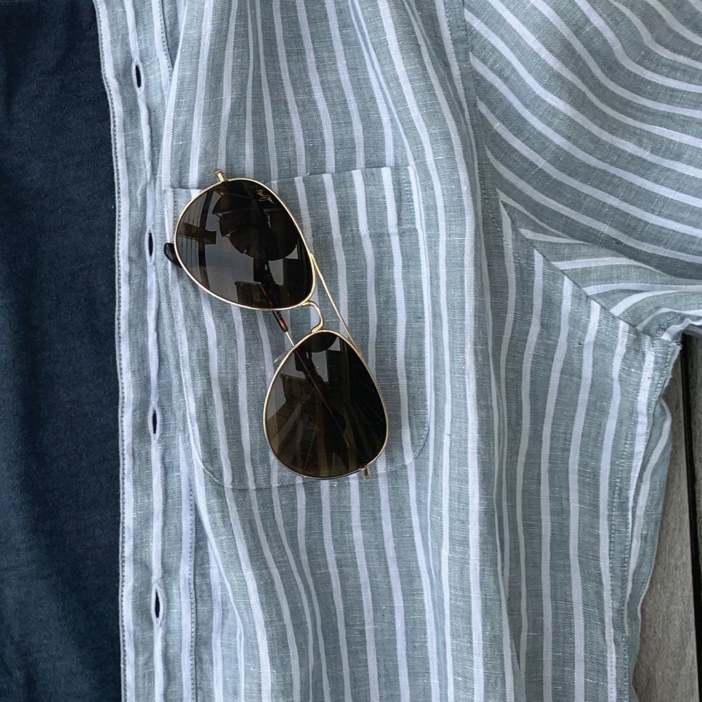 Moonlight Blue Stripe
