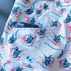 Marlin Print/White - 9in Inseam