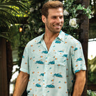 Vintage Key West Print ++ mens tropical shirt