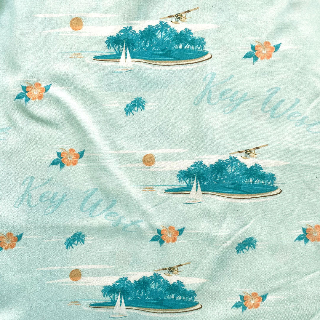Vintage Key West Print ++ mens tropical shirt
