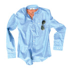 Blue ++ mens blue oxford shirt