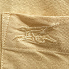 Butter Rum ++ mens yellow oxford shirt