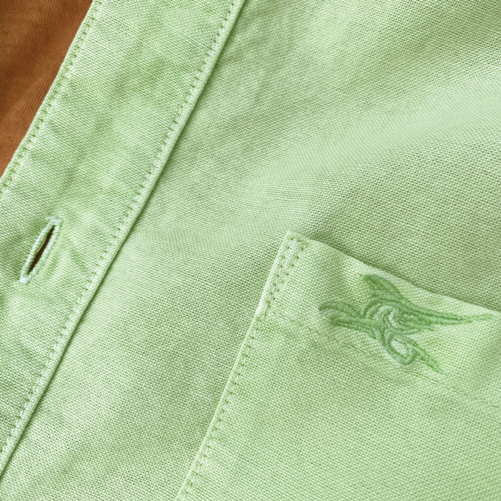 Key Lime ++ mens lime oxford shirt