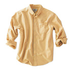 Butter Rum ++ mens yellow oxford shirt